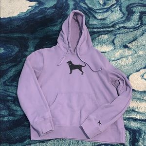 Purple Black Dog Hoodie